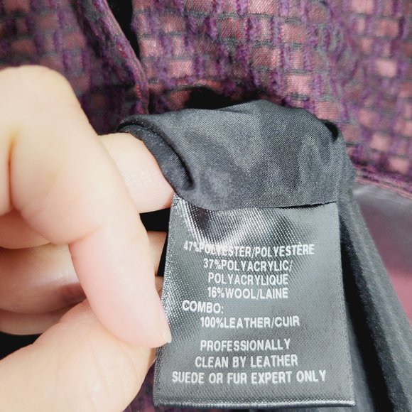 Lafayette 148 New York Purple Textured Blazer - Picture 9 of 12